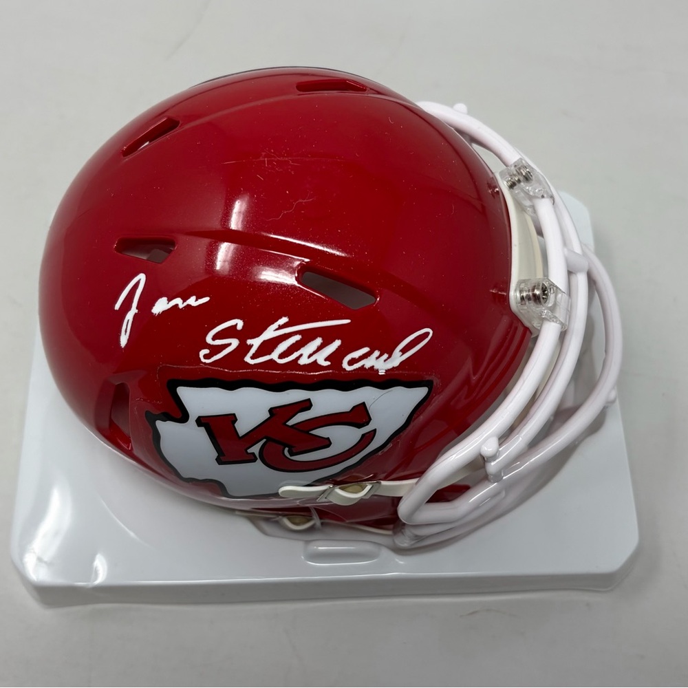 Jan Stenerud signed Kansas City Chiefs Mini Helmet Beckett‎